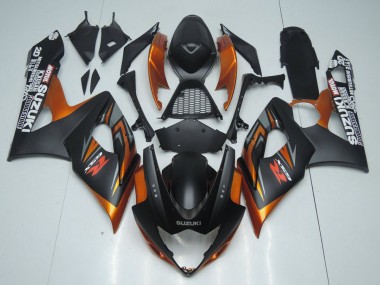 ABS 2005-2006 Brown and Matte Black Suzuki GSXR 1000 Replacement Motorcycle Fairings Canada