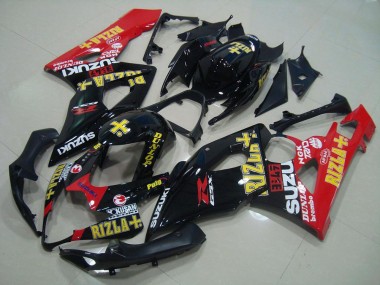 ABS 2005-2006 Black Red Rizla Suzuki GSXR 1000 Motorcycle Replacement Fairings Canada