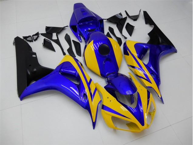 ABS 2006-2007 Yellow Blue Honda CBR1000RR Replacement Motorcycle Fairings Canada ABS 2006-2007 Yellow Blue Honda CBR1000RR Replacement Motorcycle Fairings Canada