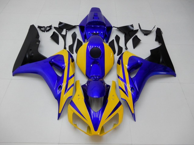 ABS 2006-2007 Yellow Blue Honda CBR1000RR Replacement Motorcycle Fairings Canada ABS 2006-2007 Yellow Blue Honda CBR1000RR Replacement Motorcycle Fairings Canada