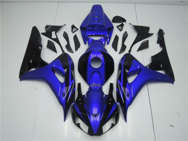 ABS 2006-2007 Blue Black Honda CBR1000RR Moto Fairings Canada ABS 2006-2007 Blue Black Honda CBR1000RR Moto Fairings Canada