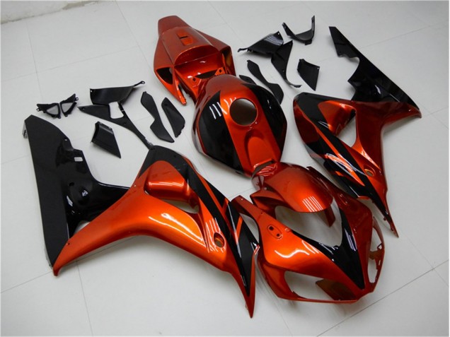 ABS 2006-2007 Orange Black Honda CBR1000RR Motorcycle Fairings Kit Canada ABS 2006-2007 Orange Black Honda CBR1000RR Motorcycle Fairings Kit Canada