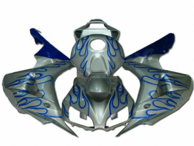 ABS 2006-2007 Blue Flame Silver Honda CBR1000RR Motorcycle Fairing Kits Canada ABS 2006-2007 Blue Flame Silver Honda CBR1000RR Motorcycle Fairing Kits Canada