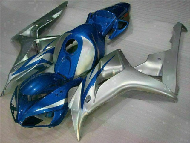 ABS 2006-2007 Blue Silver Honda CBR1000RR Motorcycle Fairings Kits Canada ABS 2006-2007 Blue Silver Honda CBR1000RR Motorcycle Fairings Kits Canada