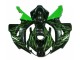 ABS 2006-2007 Green Flame Black Honda CBR1000RR Moto Fairings Canada ABS 2006-2007 Green Flame Black Honda CBR1000RR Moto Fairings Canada