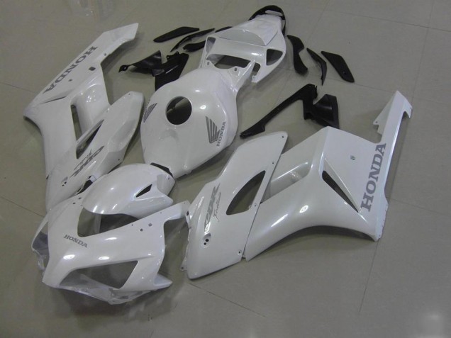 ABS 2006-2007 White with Silver Decals Honda CBR1000RR Bike Fairings Canada ABS 2006-2007 White with Silver Decals Honda CBR1000RR Bike Fairings Canada