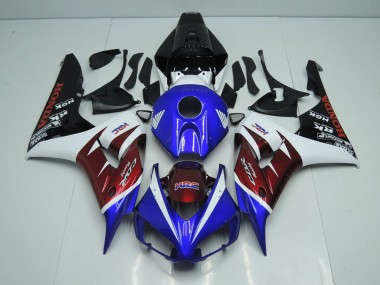 ABS 2006-2007 Burgandy and Blue Honda CBR1000RR Bike Fairing Canada