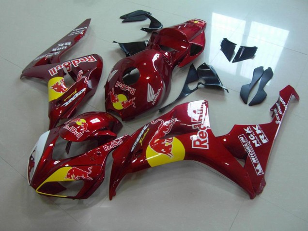 ABS 2006-2007 Candy Red Red Bull Honda CBR1000RR Motorcylce Fairings Canada ABS 2006-2007 Candy Red Red Bull Honda CBR1000RR Motorcylce Fairings Canada