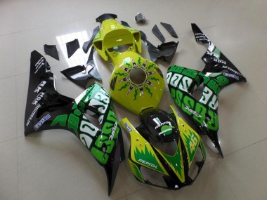 ABS 2006-2007 Green Yellow Rossi Honda CBR1000RR Replacement Motorcycle Fairings Canada