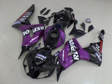 ABS 2006-2007 Purple Repsol Honda CBR1000RR Motorcyle Fairings Canada