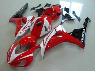 ABS 2006-2007 Red White Honda CBR1000RR Motorcycle Fairing Kits Canada