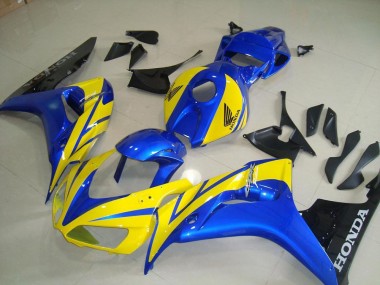 ABS 2006-2007 Yellow Blue Black Honda CBR1000RR Moto Fairings Canada