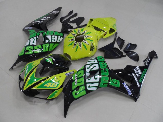 ABS 2006-2007 Yellow Green Rossi Honda CBR1000RR Motor Fairings Canada ABS 2006-2007 Yellow Green Rossi Honda CBR1000RR Motor Fairings Canada