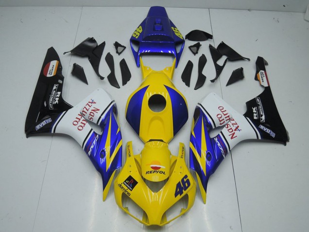 ABS 2006-2007 Yellow Nastro Honda CBR1000RR Motorcycle Fairings Kit Canada ABS 2006-2007 Yellow Nastro Honda CBR1000RR Motorcycle Fairings Kit Canada