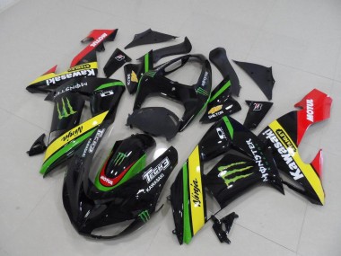 ABS 2006-2007 Black Yellow Monster Kawasaki ZX10R Motorcycle Replacement Fairings Canada