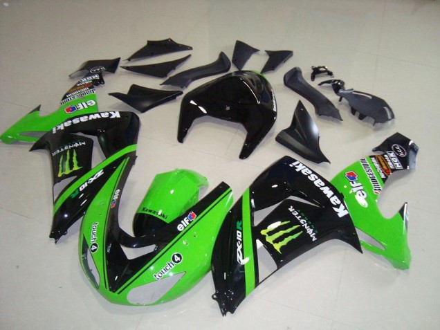 ABS 2006-2007 Green Monster Kawasaki ZX10R Motor Fairings Canada ABS 2006-2007 Green Monster Kawasaki ZX10R Motor Fairings Canada