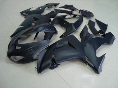 ABS 2006-2007 Matte Black Kawasaki ZX10R Motorcycle Fairing Kit Canada