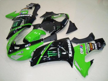 ABS 2006-2007 Green Monster Kawasaki ZX10R Bike Fairings Canada