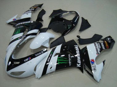 ABS 2006-2007 White Monster Kawasaki ZX10R Motorcycle Bodywork Canada