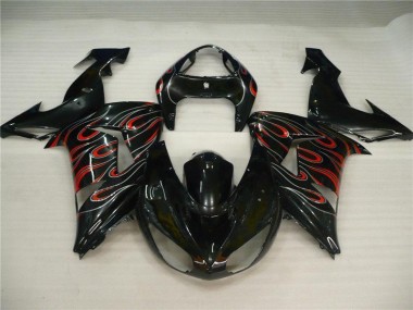 ABS 2006-2007 Black Grey Red Kawasaki ZX10R Motorbike Fairing Canada