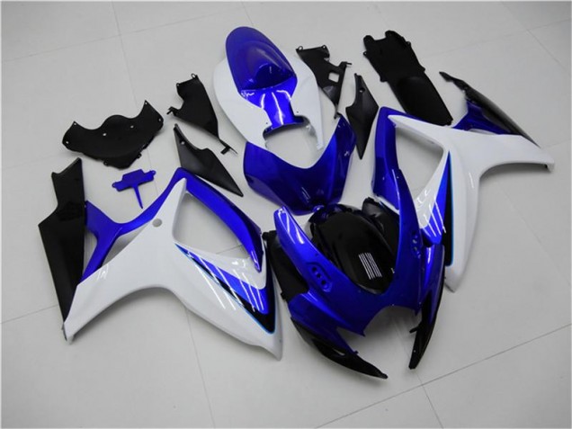 ABS 2006-2007 Blue White Suzuki GSXR 600/750 Motorbike Fairing Canada ABS 2006-2007 Blue White Suzuki GSXR 600/750 Motorbike Fairing Canada