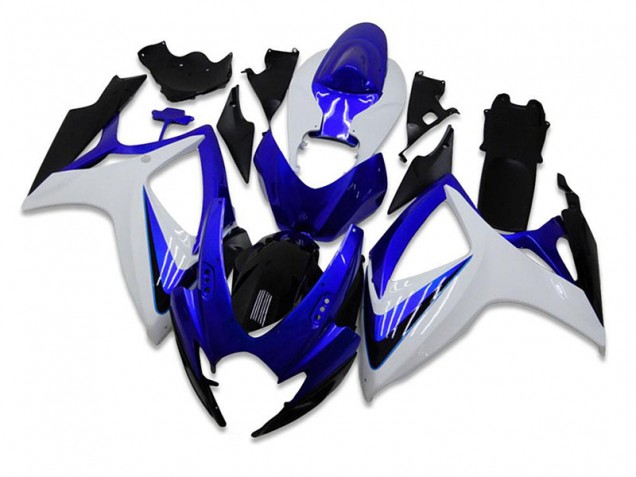 ABS 2006-2007 Blue White Suzuki GSXR 600/750 Motorbike Fairing Canada ABS 2006-2007 Blue White Suzuki GSXR 600/750 Motorbike Fairing Canada