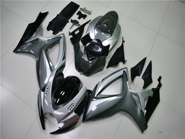 ABS 2006-2007 Silver Grey Suzuki GSXR 600/750 Motorcycle Replacement Fairings Canada ABS 2006-2007 Silver Grey Suzuki GSXR 600/750 Motorcycle Replacement Fairings Canada
