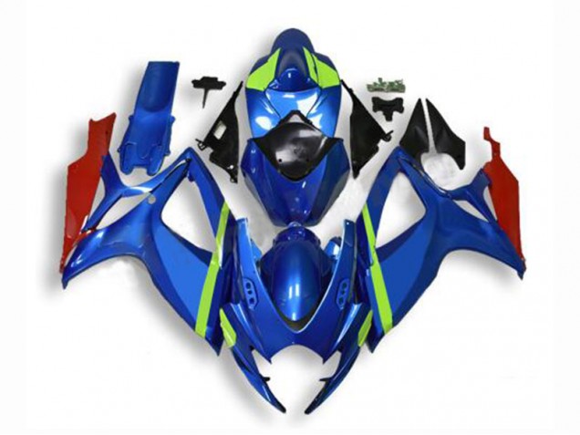 ABS 2006-2007 Blue Suzuki GSXR 600/750 Motorcyle Fairings Canada ABS 2006-2007 Blue Suzuki GSXR 600/750 Motorcyle Fairings Canada