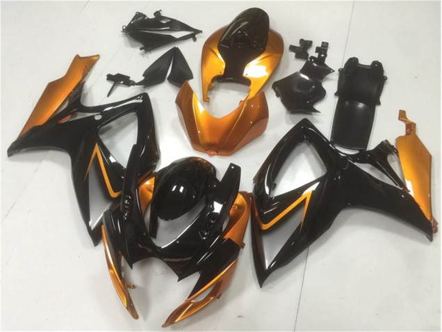 ABS 2006-2007 Black Orange Suzuki GSXR 600/750 Motor Fairings Canada ABS 2006-2007 Black Orange Suzuki GSXR 600/750 Motor Fairings Canada