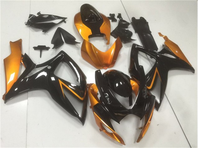 ABS 2006-2007 Black Orange Suzuki GSXR 600/750 Motor Fairings Canada ABS 2006-2007 Black Orange Suzuki GSXR 600/750 Motor Fairings Canada