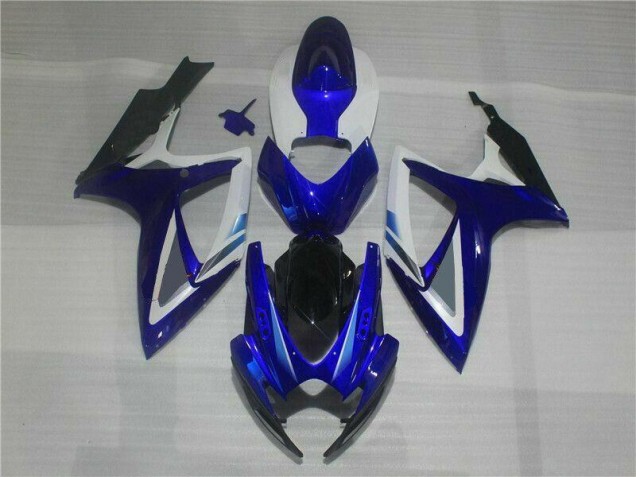 ABS 2006-2007 Blue White Suzuki GSXR 600/750 Bike Fairing Canada ABS 2006-2007 Blue White Suzuki GSXR 600/750 Bike Fairing Canada