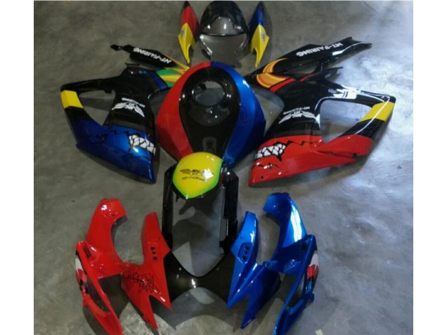 ABS 2006-2007 Red Blue Suzuki GSXR 600/750 Motorbike Fairing Canada ABS 2006-2007 Red Blue Suzuki GSXR 600/750 Motorbike Fairing Canada
