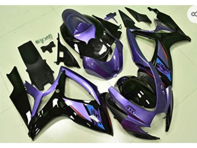 ABS 2006-2007 Purple Black Suzuki GSXR 600/750 Replacement Motorcycle Fairings Canada ABS 2006-2007 Purple Black Suzuki GSXR 600/750 Replacement Motorcycle Fairings Canada