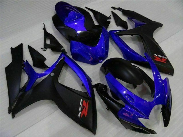 ABS 2006-2007 Blue Black Suzuki GSXR 600/750 Motorbike Fairing Kits Canada ABS 2006-2007 Blue Black Suzuki GSXR 600/750 Motorbike Fairing Kits Canada