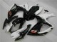 ABS 2006-2007 White Black Suzuki GSXR 600/750 Motorcycle Fairings Kit Canada ABS 2006-2007 White Black Suzuki GSXR 600/750 Motorcycle Fairings Kit Canada