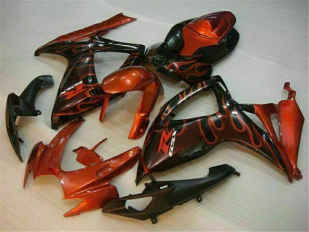 ABS 2006-2007 Red Suzuki GSXR 600/750 Motorbike Fairings Canada ABS 2006-2007 Red Suzuki GSXR 600/750 Motorbike Fairings Canada