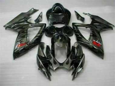 ABS 2006-2007 Black Suzuki GSXR 600/750 Bike Fairing Canada