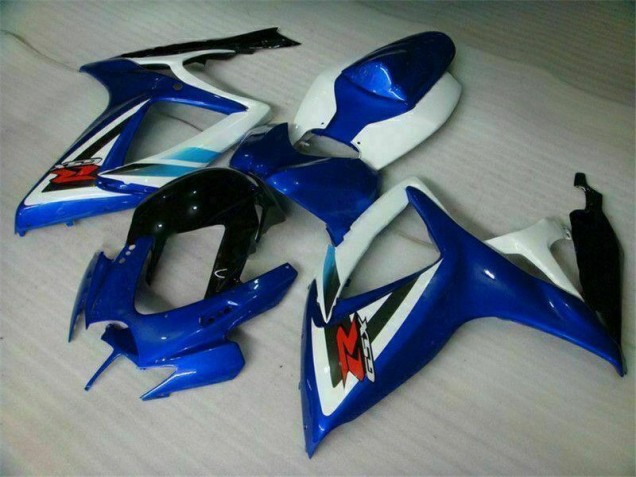 ABS 2006-2007 Blue White Suzuki GSXR 600/750 Bike Fairings Canada ABS 2006-2007 Blue White Suzuki GSXR 600/750 Bike Fairings Canada