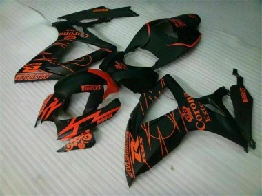 ABS 2006-2007 Black Suzuki GSXR 600/750 Motorcycle Fairings Kits Canada