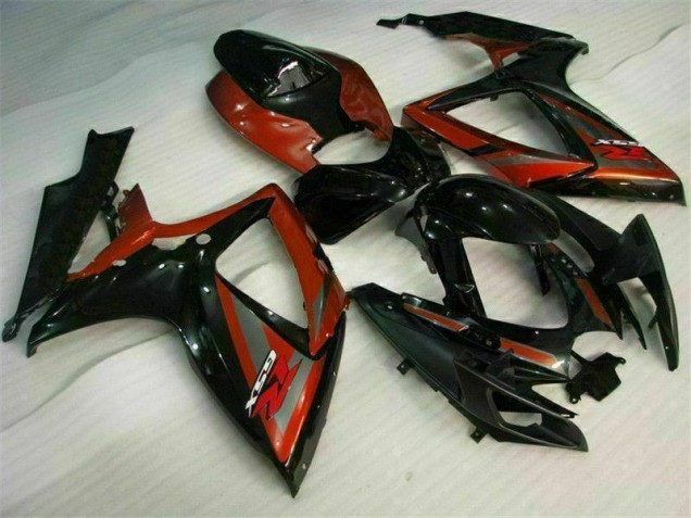 ABS 2006-2007 Black Red Suzuki GSXR 600/750 Motorcycle Fairing Kits Canada ABS 2006-2007 Black Red Suzuki GSXR 600/750 Motorcycle Fairing Kits Canada