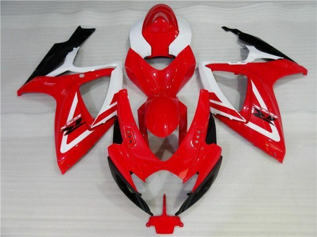 ABS 2006-2007 Red White Suzuki GSXR 600/750 Motorbike Fairing Canada ABS 2006-2007 Red White Suzuki GSXR 600/750 Motorbike Fairing Canada
