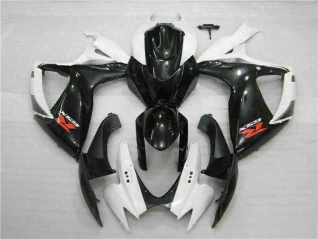 ABS 2006-2007 White Black Suzuki GSXR 600/750 Motorbike Fairing Kits Canada ABS 2006-2007 White Black Suzuki GSXR 600/750 Motorbike Fairing Kits Canada