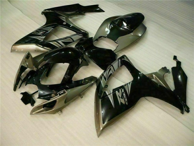 ABS 2006-2007 Black Grey Suzuki GSXR 600/750 Motorcycle Replacement Fairings Canada ABS 2006-2007 Black Grey Suzuki GSXR 600/750 Motorcycle Replacement Fairings Canada