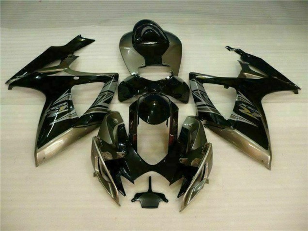 ABS 2006-2007 Black Grey Suzuki GSXR 600/750 Motorcycle Replacement Fairings Canada ABS 2006-2007 Black Grey Suzuki GSXR 600/750 Motorcycle Replacement Fairings Canada