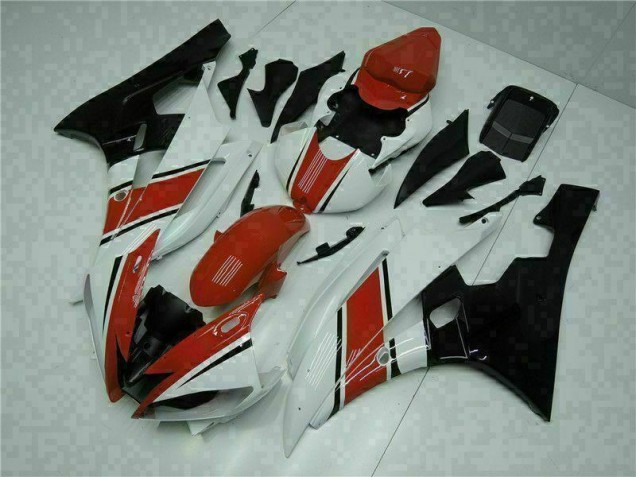 ABS 2006-2007 Red White Yamaha YZF R6 Motorcycle Fairings & Plastics Canada ABS 2006-2007 Red White Yamaha YZF R6 Motorcycle Fairings & Plastics Canada