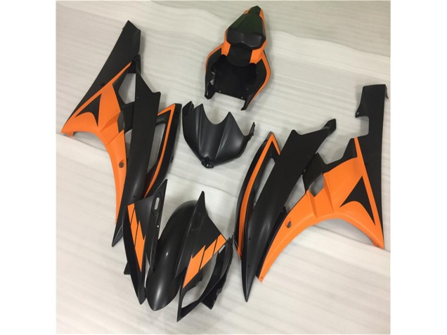 ABS 2006-2007 Orange Black Yamaha YZF R6 Bike Fairings Canada ABS 2006-2007 Orange Black Yamaha YZF R6 Bike Fairings Canada