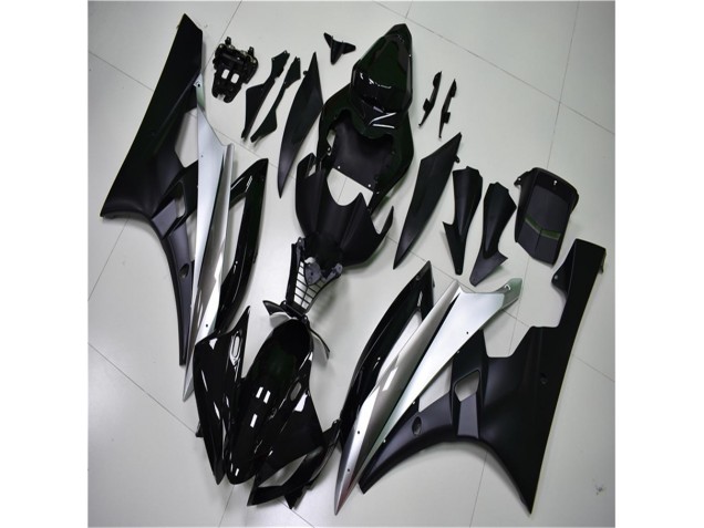 ABS 2006-2007 Silver Black Yamaha YZF R6 Bike Fairing Canada ABS 2006-2007 Silver Black Yamaha YZF R6 Bike Fairing Canada