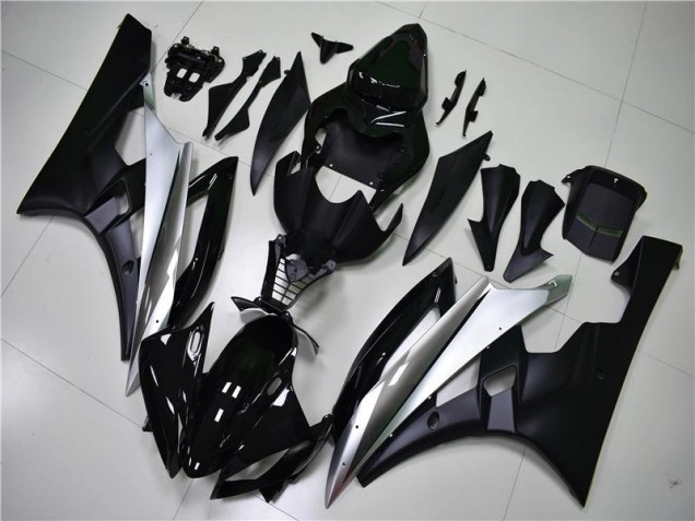 ABS 2006-2007 Silver Black Yamaha YZF R6 Bike Fairing Canada ABS 2006-2007 Silver Black Yamaha YZF R6 Bike Fairing Canada