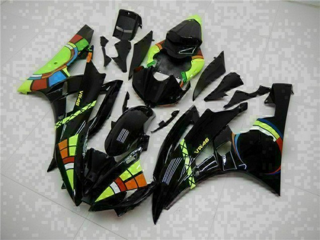 ABS 2006-2007 Black Yamaha YZF R6 Motorcycle Replacement Fairings Canada ABS 2006-2007 Black Yamaha YZF R6 Motorcycle Replacement Fairings Canada
