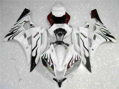 ABS 2006-2007 White Yamaha YZF R6 Motorcyle Fairings Canada